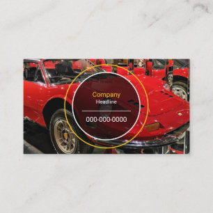 Classic Sports Car Business Card