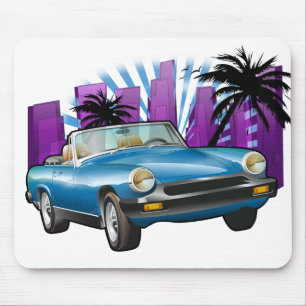 Classic sports car mouse mat