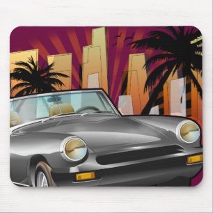Classic sports car mouse mat