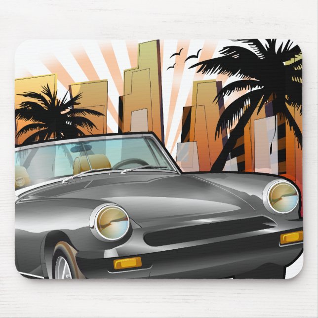 Classic sports car mouse mat (Front)