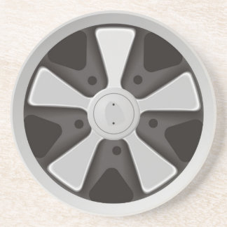 Classic sports car racing wheel used on 911 coaster