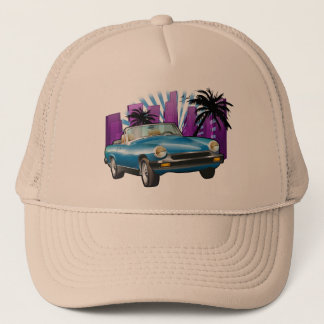 Classic sports car trucker hat