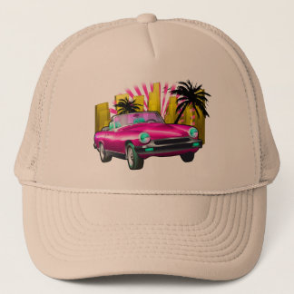 Classic sports car trucker hat