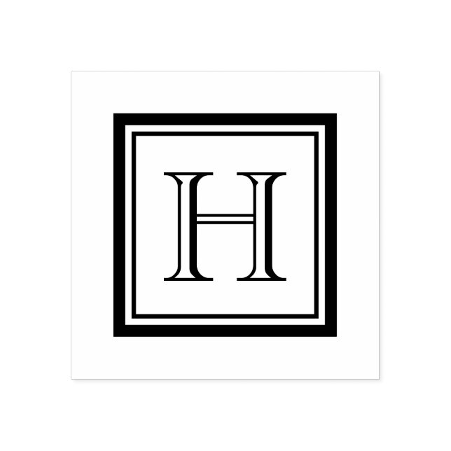 Classic Square Monogram Stamp (Imprint)