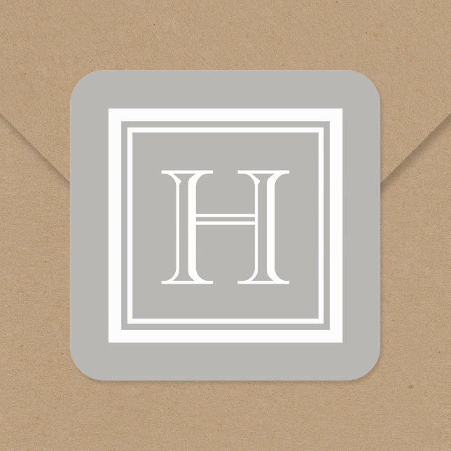 Classic Square Monogram Stickers (Creator Uploaded)