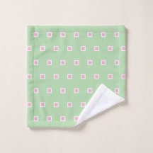 Classic Square Pale Green Pattern