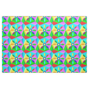 classic star flower fabric