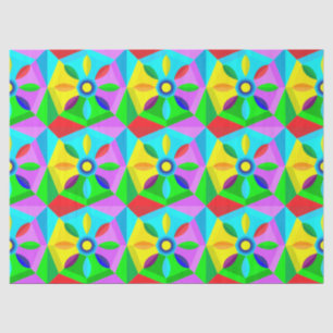 classic star flower tissue paper