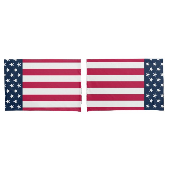 Classic Stars and Stripes  Pillowcase (Front-Set)