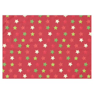 Classic Stars on Red Holiday Tablecloth