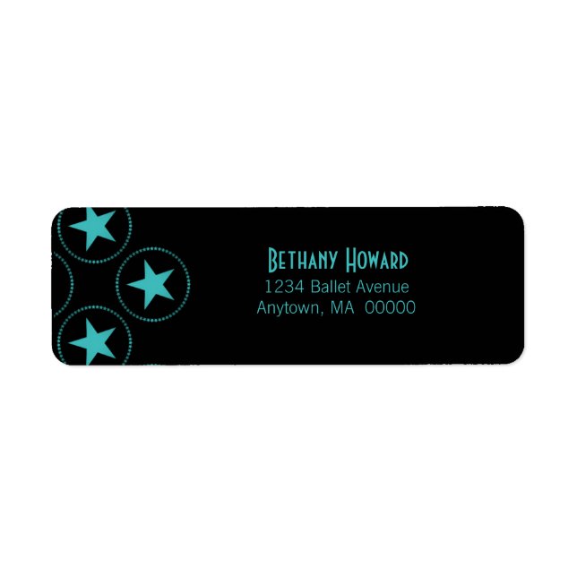 Classic Stars Return Address Labels (Front)