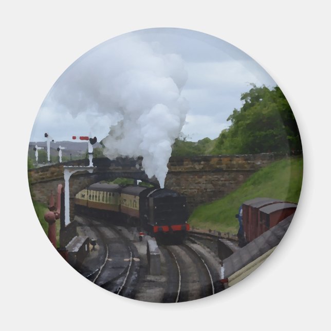 Classic Steam Train Magnet (Front)