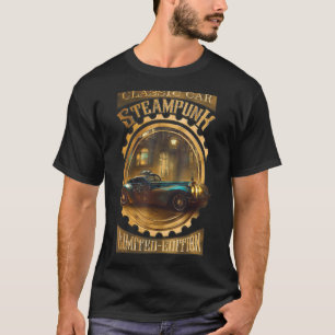 Classic steampunk vintage car, gothic and elegant T-Shirt