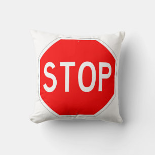 Classic STOP Sign Cushion