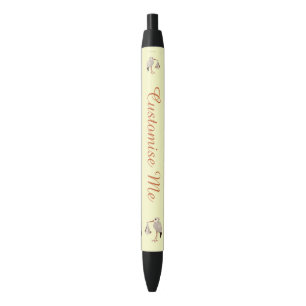 Classic Stork (Neutral) 2 Black Ink Pen