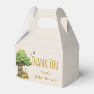 Classic Storybook Bear Baby Shower Thank You Favour Box