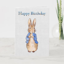Classic Storybook Rabbit Happy Birthday