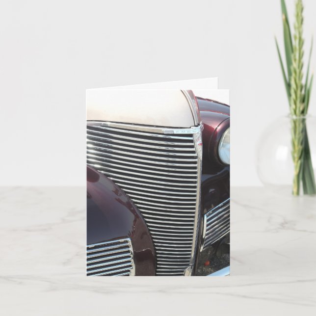 Classic Street Rod Birthday Card for Guys (Front)