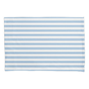 Classic Stripes Soft Blue Pillowcase
