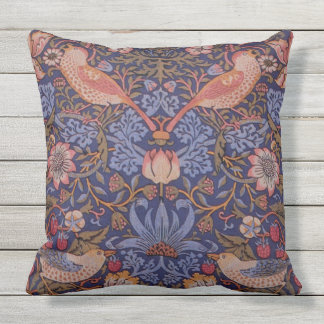 CLASSIC STYLE FLORAL AND BIRDS Throw Cushion
