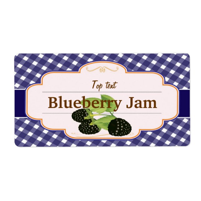 Classic Style Jam Jelly Mulberry Label (Front)