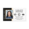 Classic Style Notary Signing Agent ID Black Gold