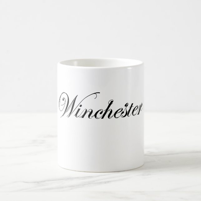 Classic Style Winchester Logo Coffee Mug (Center)
