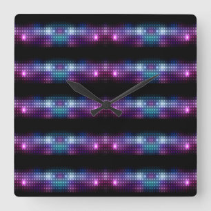 Classic Styles Colours Square Wall Clock