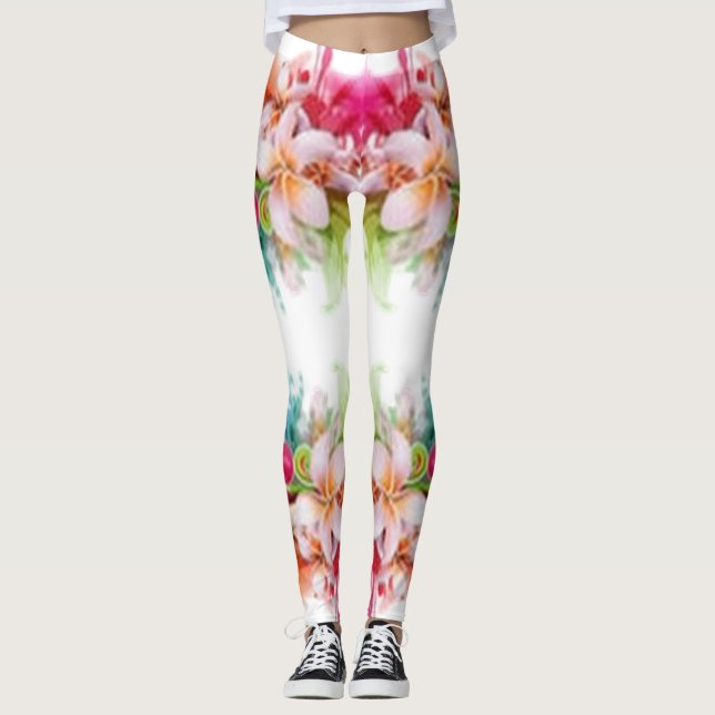 Classic Styles Florals Leggings (Front)