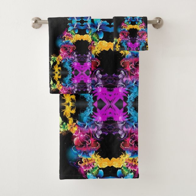 Classic Styles Flowers  Bath Towel Set (Insitu)