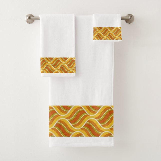 Classic Styles Scrollwork Bath Towel Set (Insitu)