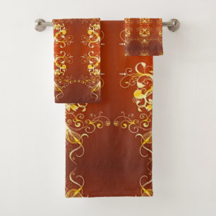 Classic Styles Scrollwork Bath Towel Set