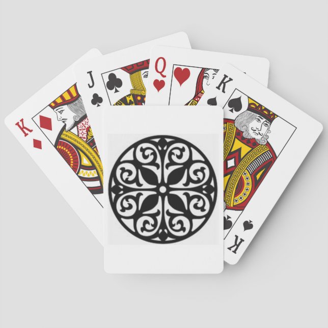 Classic Styles Scrollwork Playing Cards (Back)