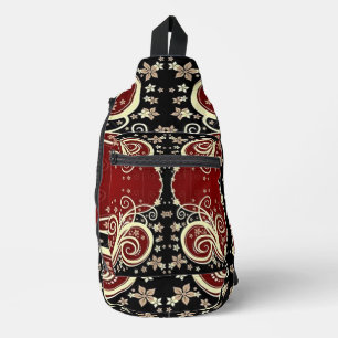 Classic Styles Scrollwork Sling Bag