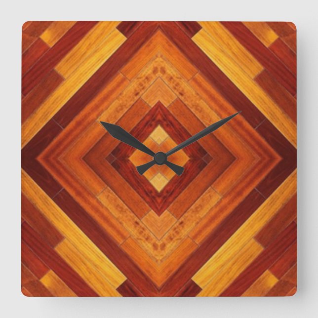 Classic Styles Textures  Square Wall Clock (Front)