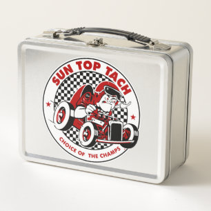 Classic Sun Tach Metal Lunch Box