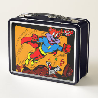 Classic Super-Cat Metal Lunchbox