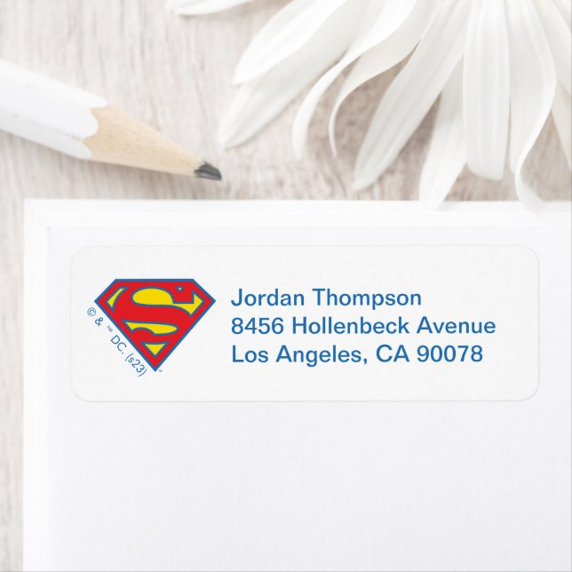 Classic Supergirl Logo with Blue Outline (Insitu)