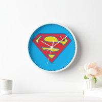 Classic Supergirl Logo with Blue Outline