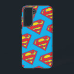 Classic Supergirl Logo with Blue Outline Samsung Galaxy Case<br><div class="desc">Supergirl | Check out this classic Supergirl S-Shield in red and yellow,  outlined in blue!</div>