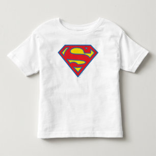 Classic Supergirl Logo with Blue Outline Toddler T-Shirt