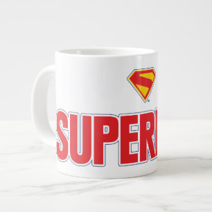 Classic Superman Bold Logo Large Coffee Mug