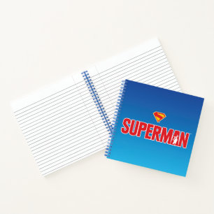 Classic Superman Bold Logo Notebook