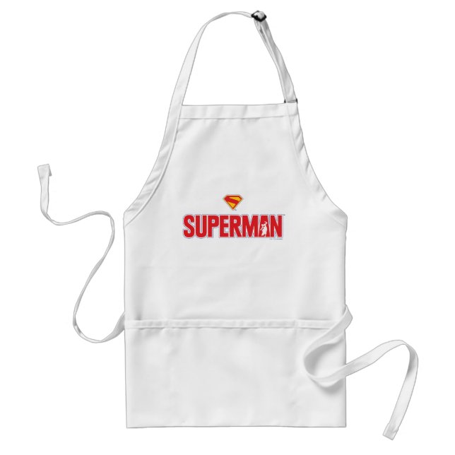 Classic Superman Bold Logo Standard Apron (Front)