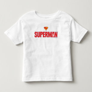 Classic Superman Bold Logo Toddler T-Shirt