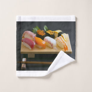 Classic Sushi Towel Set – Japanese Harmony