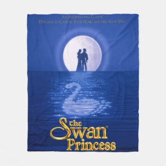 Classic Swan Princess Fleece Blanket