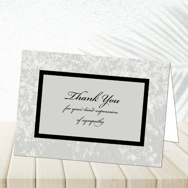 Classic Sympathy Thank You Card (Creator Uploaded)