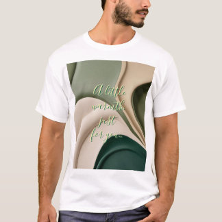 Classic t-shirt in stylish abstract graphic