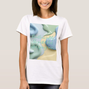 Classic t-shirt in stylish abstract graphic